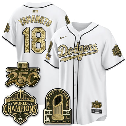 LAD Military Appreciation Game Day Jersey V2 - Stitched-DTD
