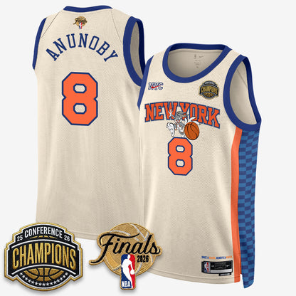 NYK 2026 NBA Eastern Conference Champions x Looney Tunes Vapor Jersey V2- Stitched-DTD