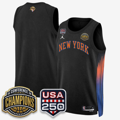 NYK 2026 NBA Eastern Conference Champions City Edition Jersey - Stitched-DTD