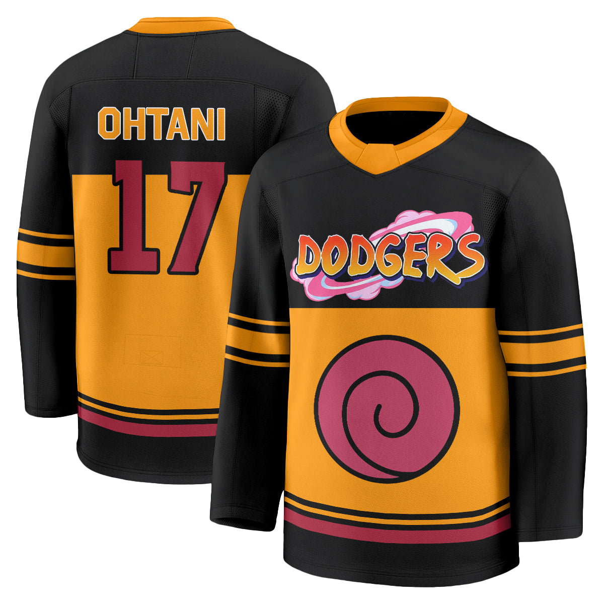 LAD Naruto Edition Vapor Hockey Jersey - Stitched-DTD