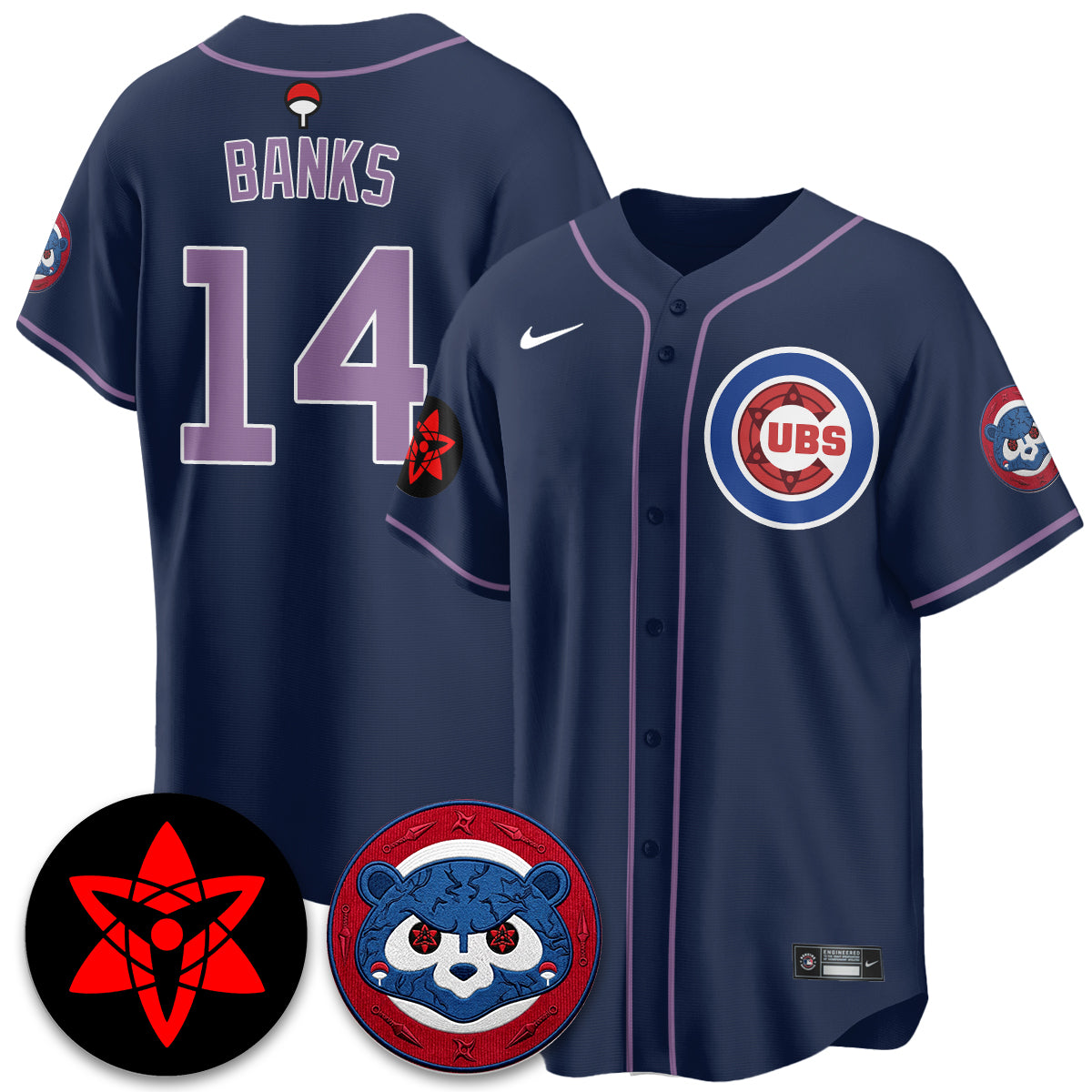 CHC Uchiha Sasuke Vapor Limited Jersey - Stitched-DTD
