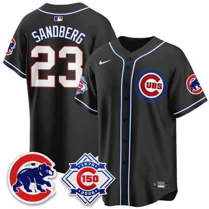 CHC 150th Anniversary Black Out Style Vapor Premier Limited Jersey - All Stitched-DTD