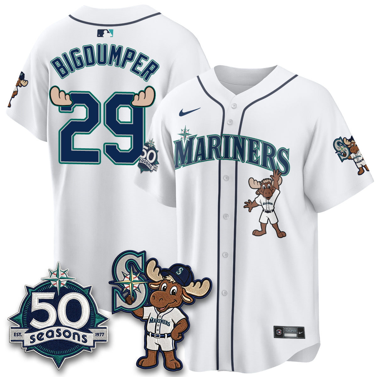SEA Mascot Jersey - All Stitched-DTD