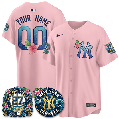 NYY "Aloha Spirit" Vapor Limited Custom Jersey - Printed-DTD