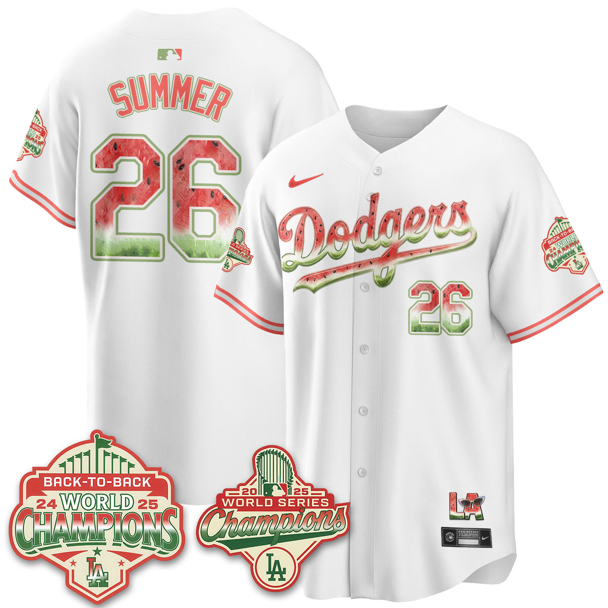LAD National Watermelon Day Vapor Jersey - Stitched-DTD