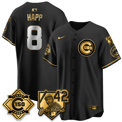 CHC 150th Anniversary & Jackie Robinson Day Patch Vapor Premier Limited Jersey - All Stitched-DTD