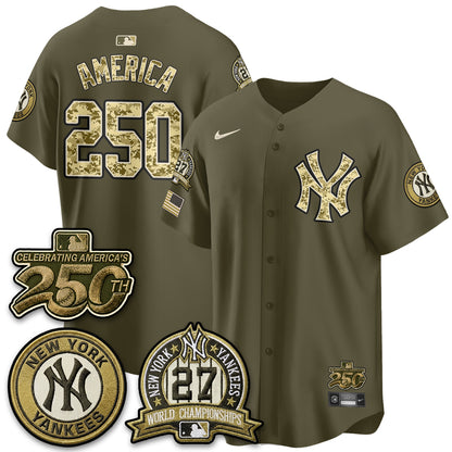 NYY Salute to Service 2026 Vapor Limited Jersey - Stitched-DTD