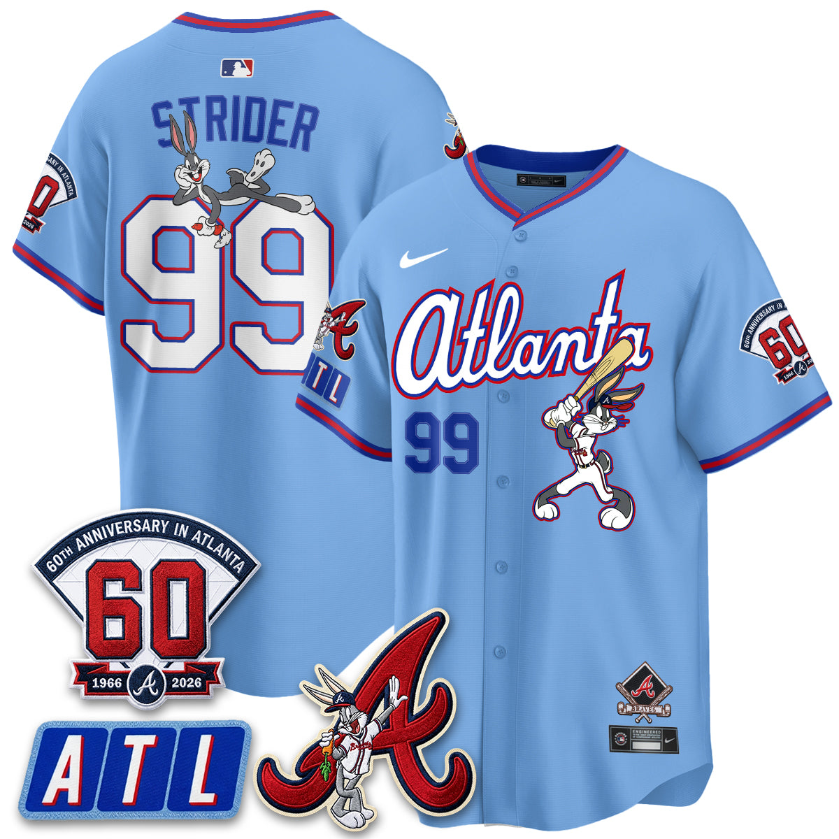 ATL x Bunny Vapor Premier Limited Jersey - Stitched-DTD