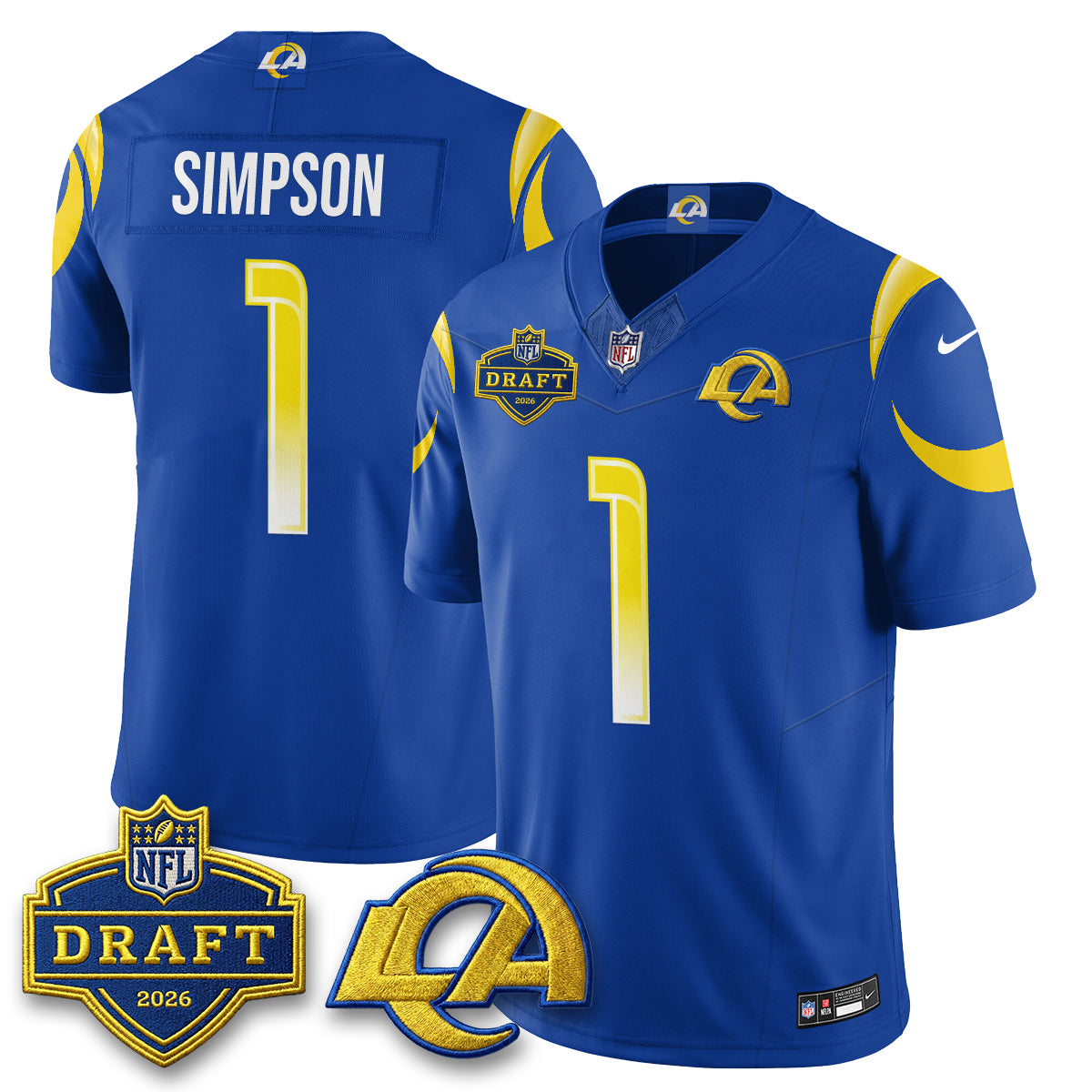 LAR 2026 NFL Draft Jersey - All Stitched-DTD