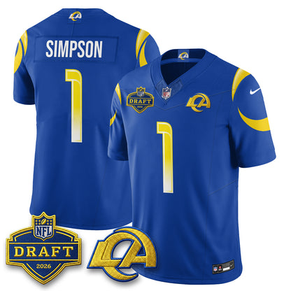 LAR 2026 NFL Draft Jersey - All Stitched-DTD