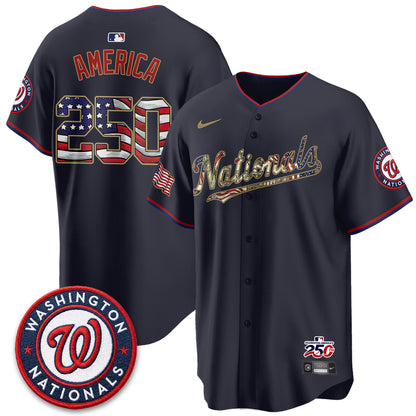WSH 2026 Independence Day USA Vapor Jersey - Stitched-DTD