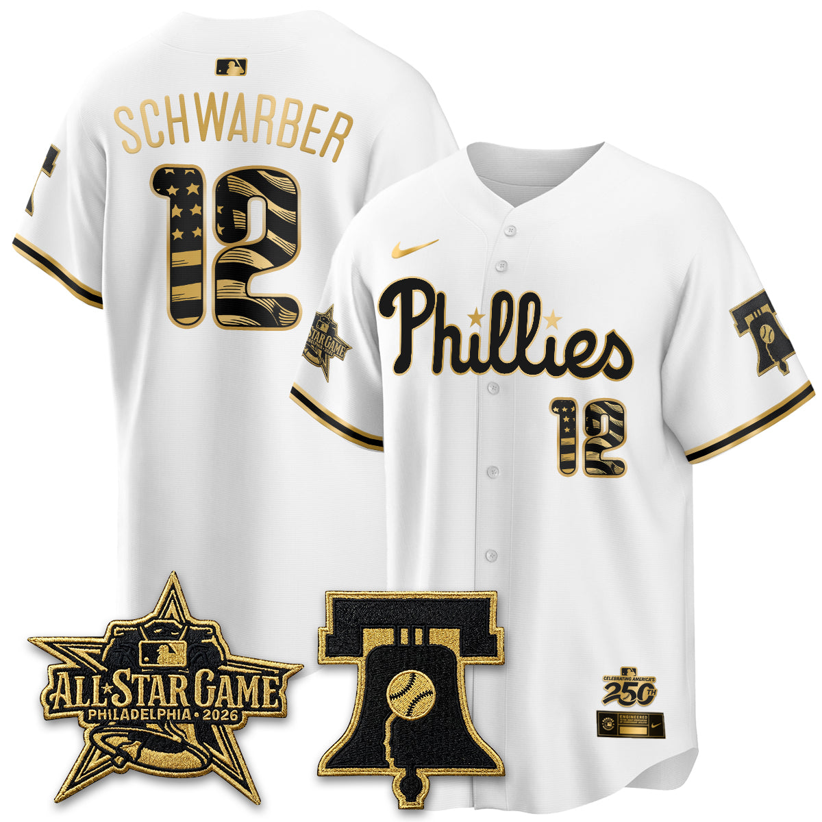 PHI Fourth of July USA Vapor Limited Jersey - Stitched-DTD