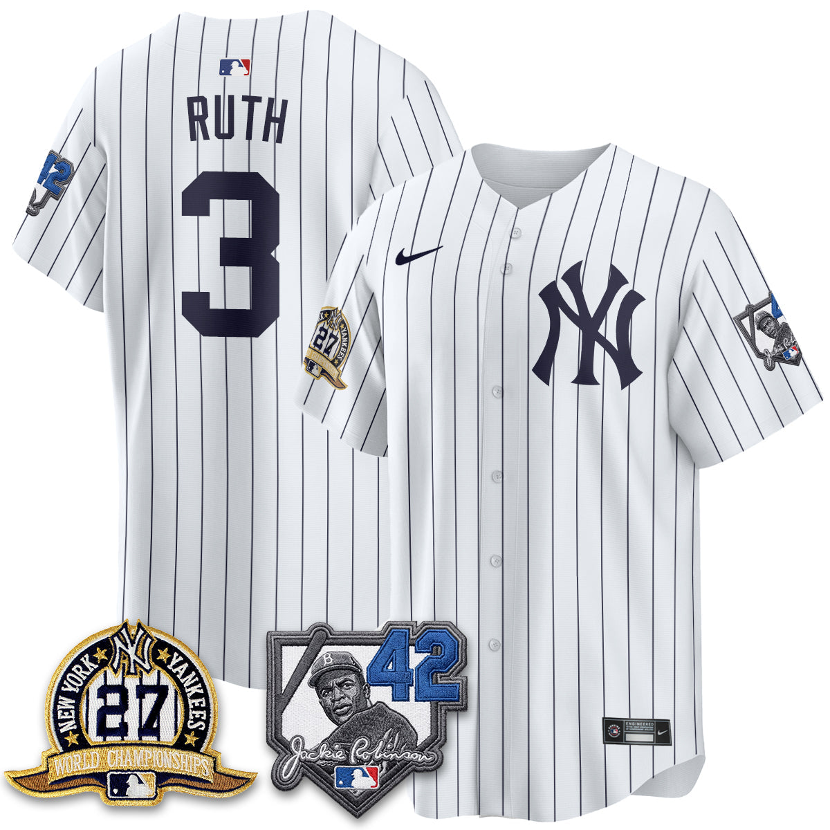 NYY 2026 Jackie Robinson Day Vapor Limited Jersey - All Stitched-DTD
