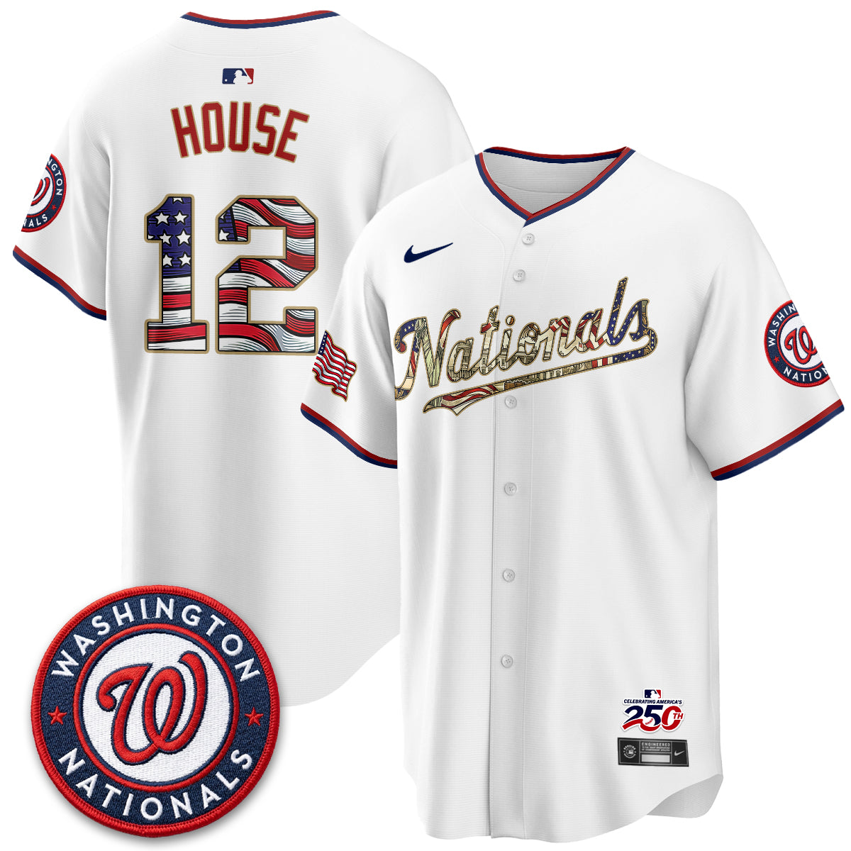 WSH 2026 Independence Day USA Vapor Jersey - Stitched-DTD