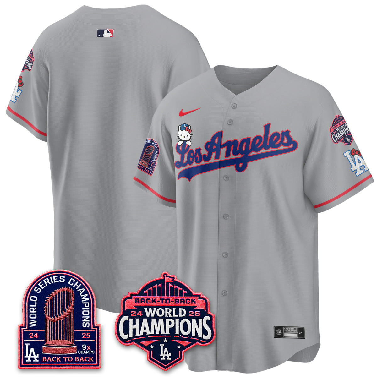 LAD x Hello Kitty Night 2026 Vapor Jersey - All Stitched - V2-DTD