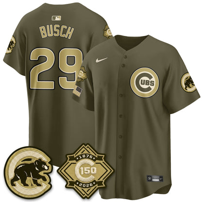 CHC New Era Olive 2026 Armed Forces Day Jersey -All Stitched-DTD