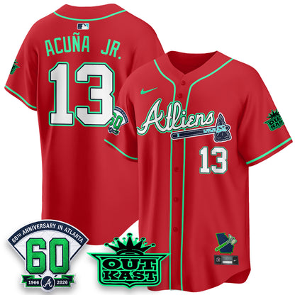 ATL x Atliens Cool Base Galaxy Version Jersey - Stitched-DTD