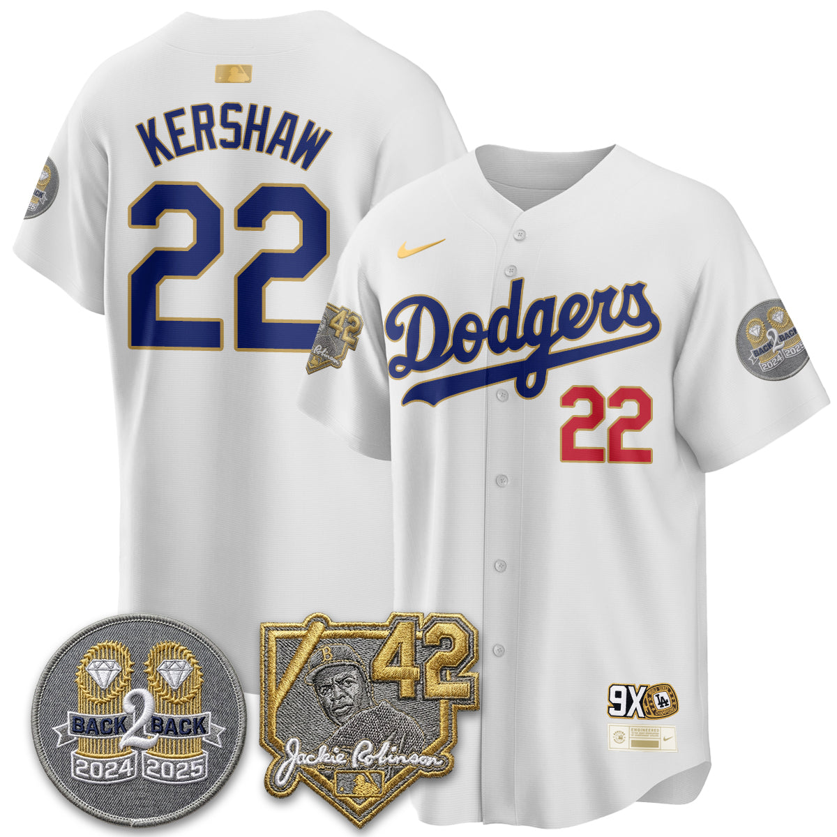 LAD -  2026 Jackie Robinson Day Vapor Limited Jersey - All Stitched-DTD