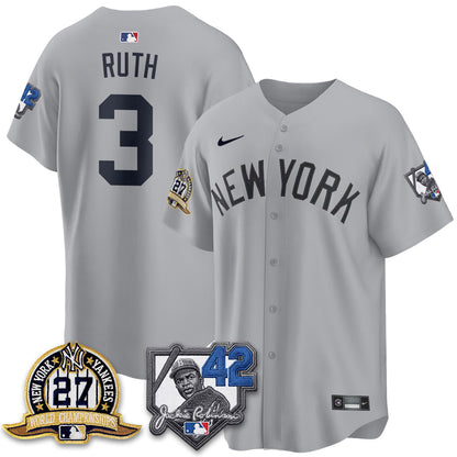 NYY 2026 Jackie Robinson Day Vapor Limited Jersey - All Stitched-DTD
