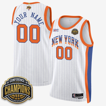 NYK 2026 NBA Finals City Edition Custom Jersey V3- Stitched-DTD