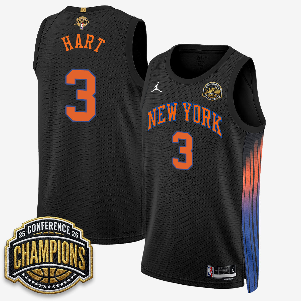 NYK 2026 NBA Finals City Edition Jersey V3- Stitched-DTD