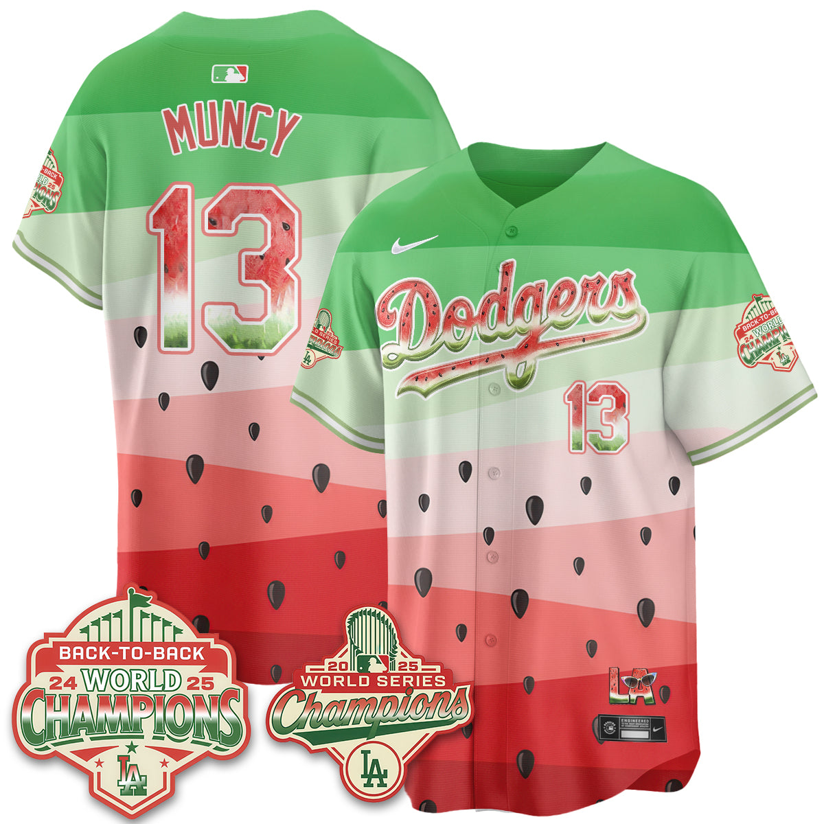 LAD National Watermelon Day Vapor Jersey - Stitched-DTD