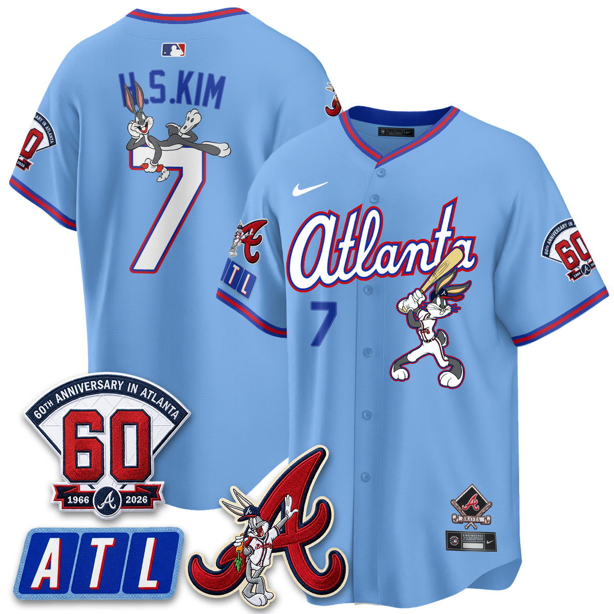 ATL x Bunny Vapor Premier Limited Jersey - Stitched-DTD