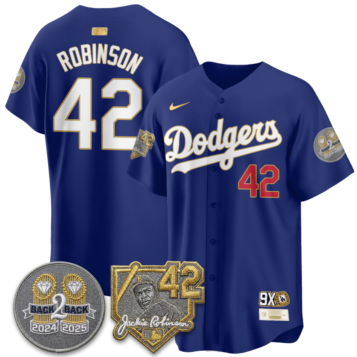 LAD -  2026 Jackie Robinson Day Vapor Limited Jersey - All Stitched-DTD