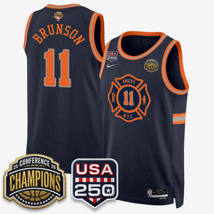 NYK 2026 NBA Eastern Conference Champions City Edition Jersey - Stitched-DTD