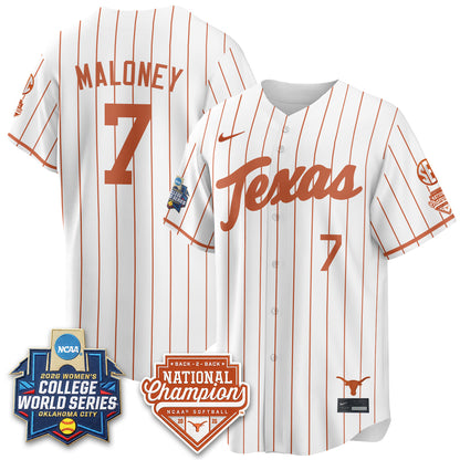 TEX Softball 2026 World Series (WCWS) Vapor Premier Limited Jersey - B2B Champs - All Stitched-DTD
