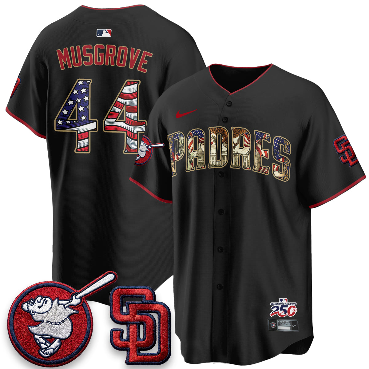 SD 2026 Independence Day USA Vapor Limited Jersey - Stitched-DTD