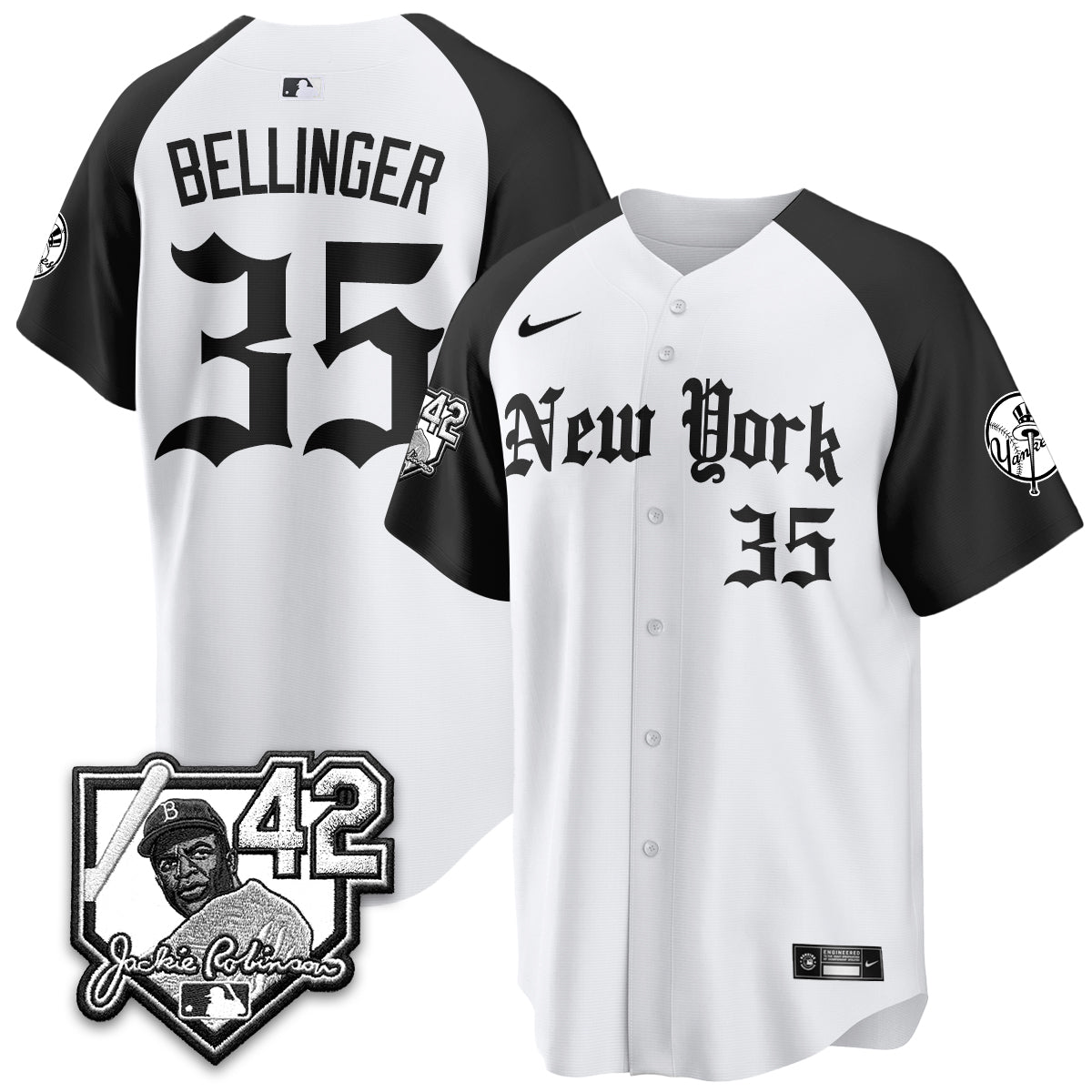 NYY 2026 Jackie Robinson Day Gothic Vapor Limited Jersey - All Stitched-DTD