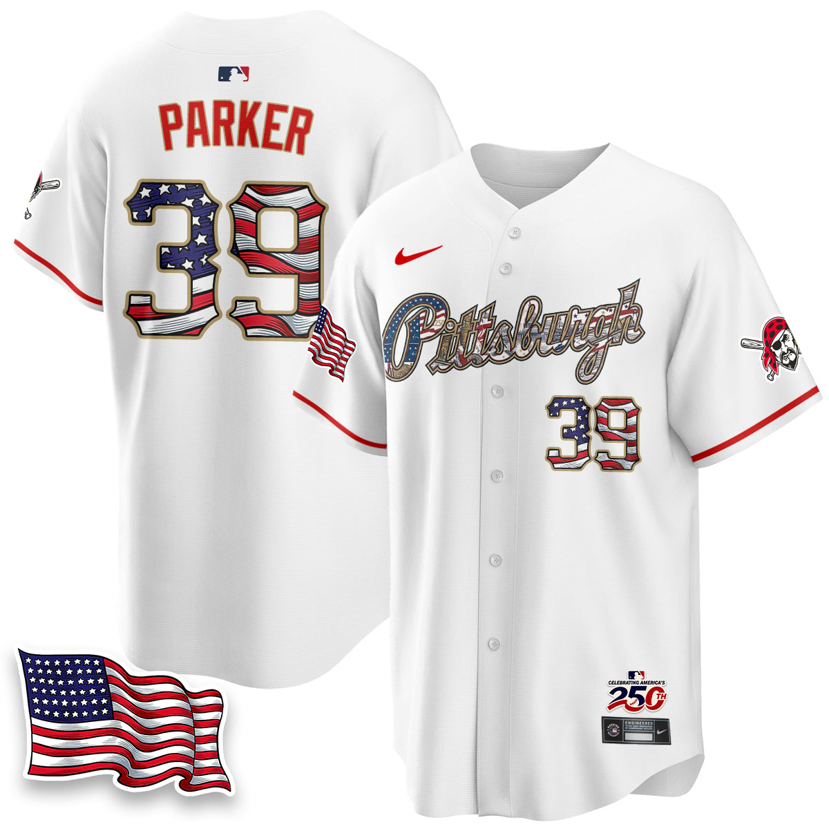 PIT 2026 Independence Day USA Vapor Limited Jersey - Stitched-DTD