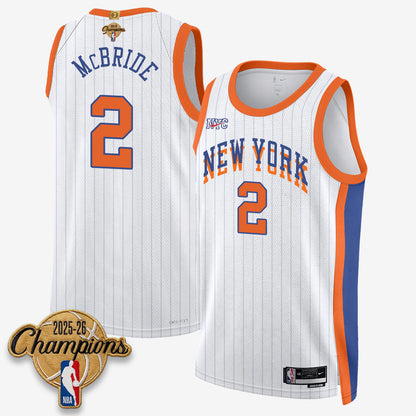NYK 2026 Basketball Champions Vapor Jersey V2- Stitched-DTD
