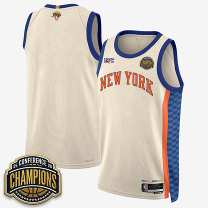 NYK 2026 NBA Finals City Edition Jersey V3- Stitched-DTD