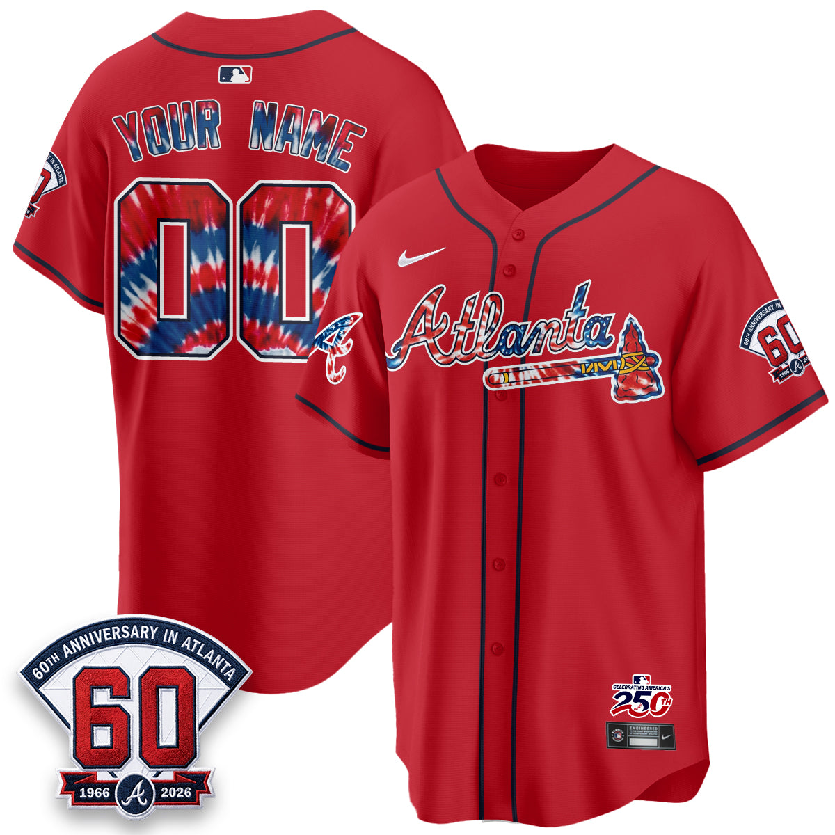 ATL Americana 2026 Vapor Limited Custom Jersey - Stitched-DTD