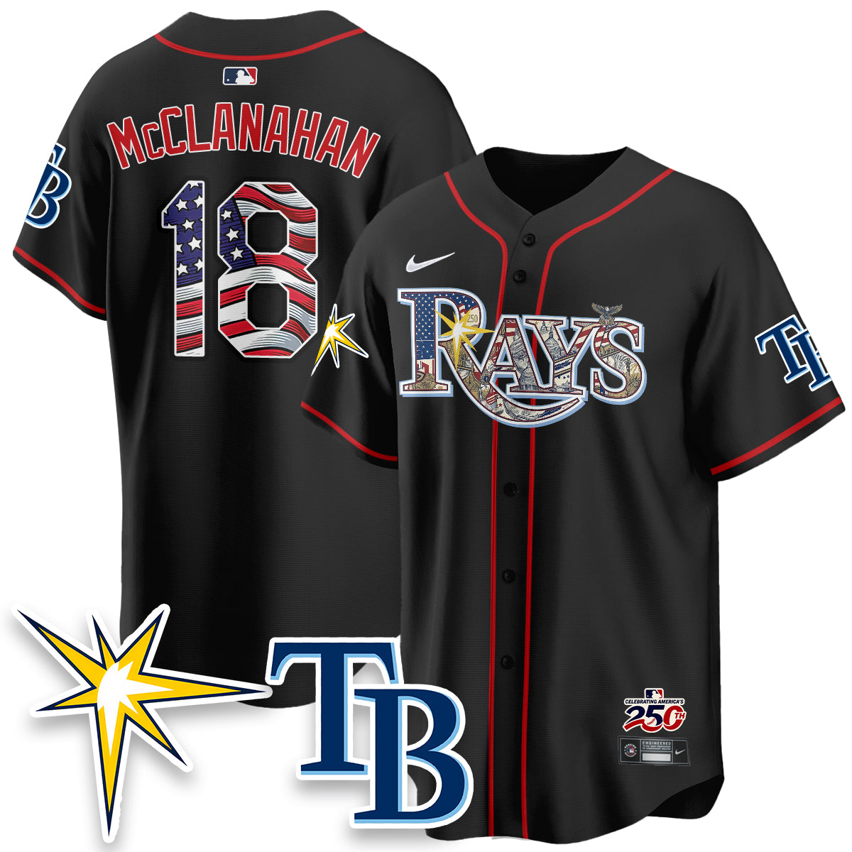 TB Independence Day USA 2026 Vapor Limited Jersey - Stitched-DTD