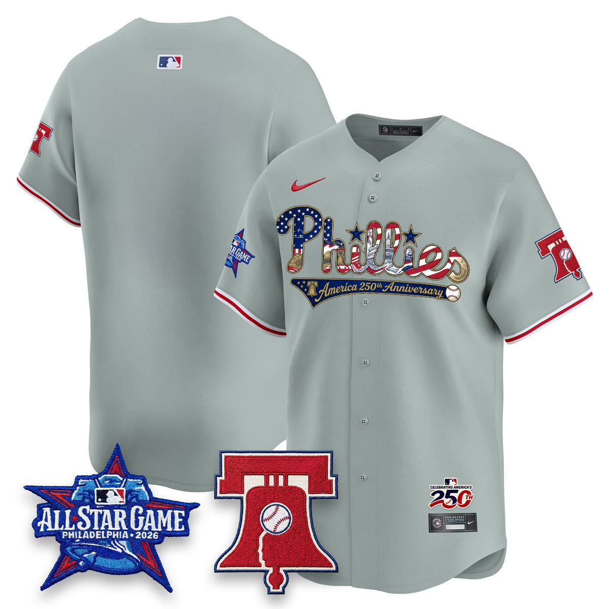 PHI 2026 Independence Day USA Vapor Limited Jersey - Stitched-NQD