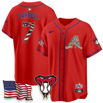 ARI 2026 Independence Day USA Vapor Limited Jersey - Stitched-DTD
