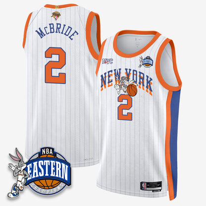 NYK 2026 NBA Finals x Bunny Vapor Jersey - Stitched-DTD
