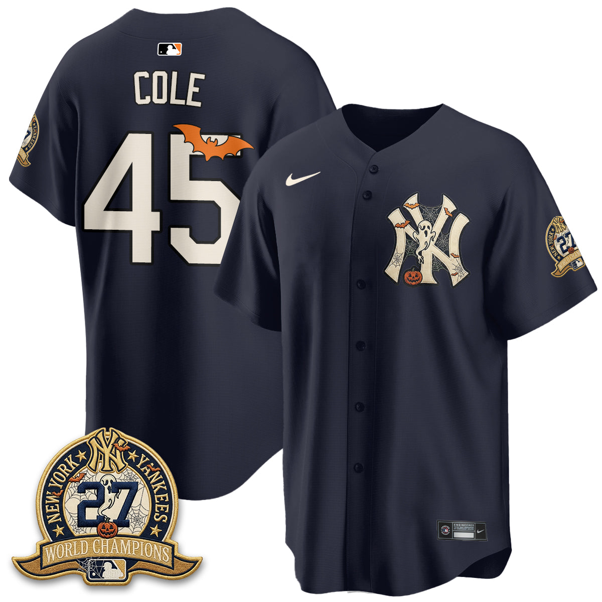NYY Halloween 2026 Vapor Limited Jersey - Stitched-DTD