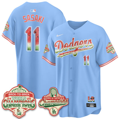LAD National Watermelon Day Vapor Jersey - Stitched-DTD