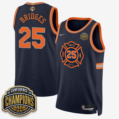 NYK 2026 NBA Finals City Edition Jersey V3- Stitched-DTD