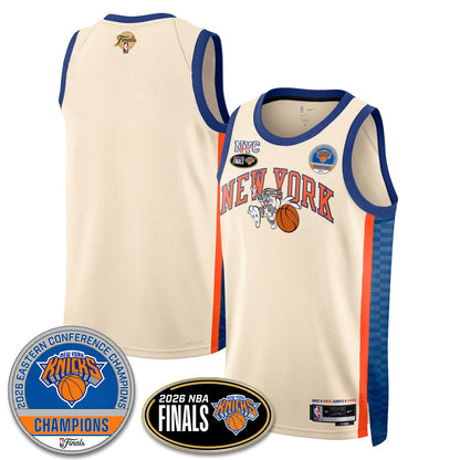 NYK 2026 NBA Eastern Conference Champions x Bunny Vapor Jersey - Stitched-DTD