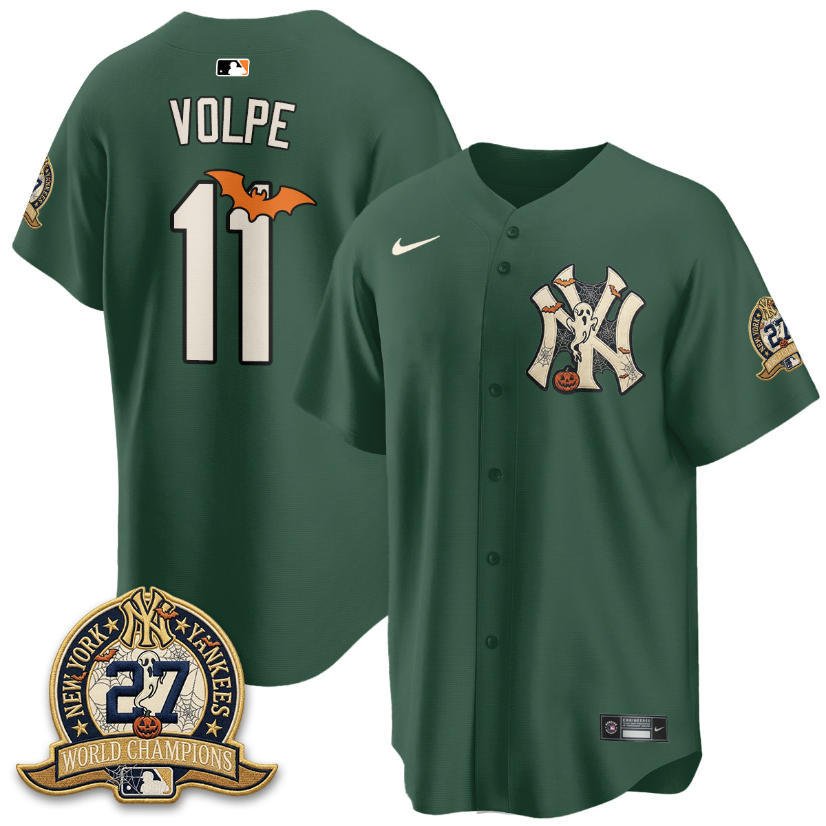 NYY Halloween 2026 Vapor Limited Jersey - Stitched-DTD