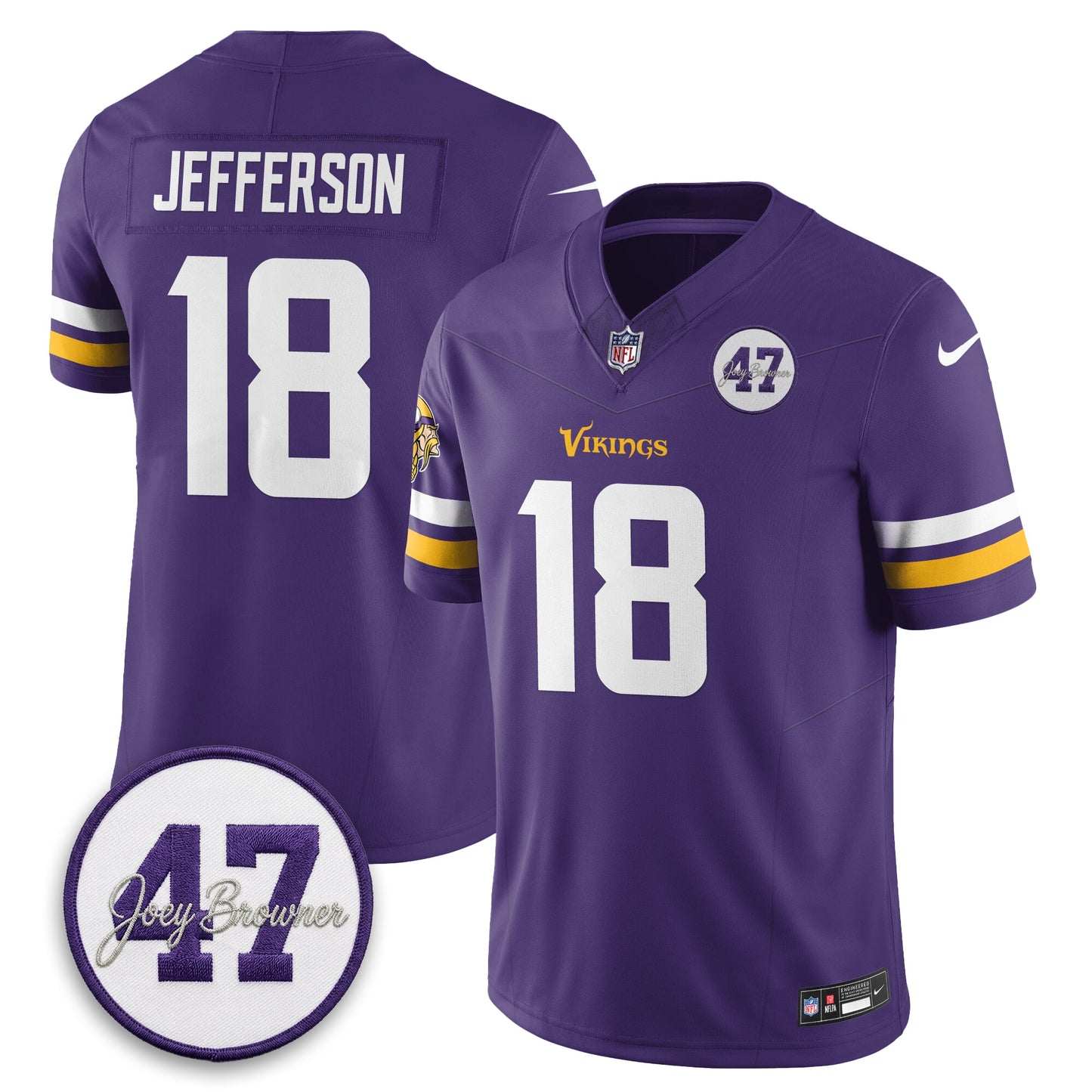 MIN Joey Browner Thank You For Memories - 1960 – 2026 Football Vapor Limited Jersey - All Stitched-DTD