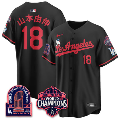 LAD x Hello Kitty Night 2026 Vapor Jersey - All Stitched - V2-DTD
