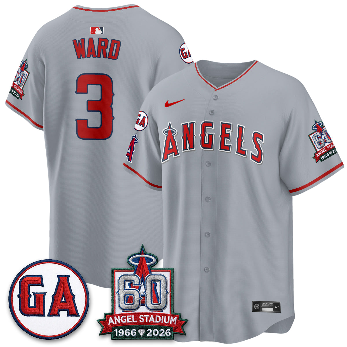 LAA 60th Anniversary Vapor Jersey - All Stitched V3-DTD
