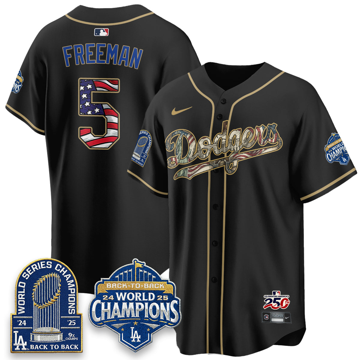 LAD 2026 Independence Day USA Vapor Limited Jersey - Stitched-DTD