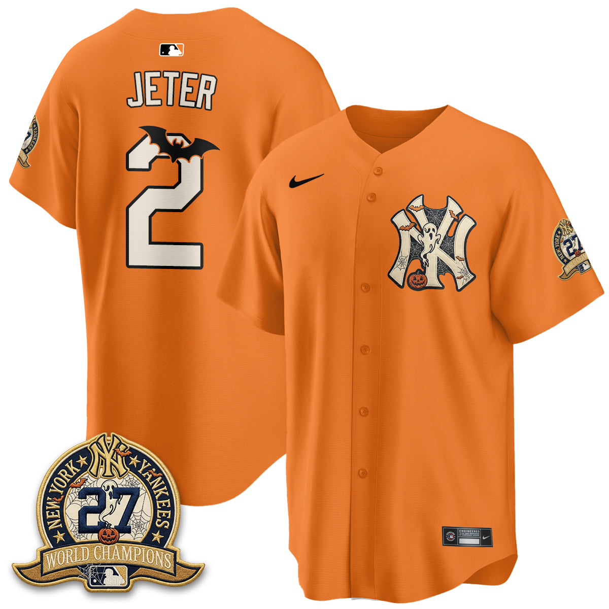 NYY Halloween 2026 Vapor Limited Jersey - Stitched-DTD